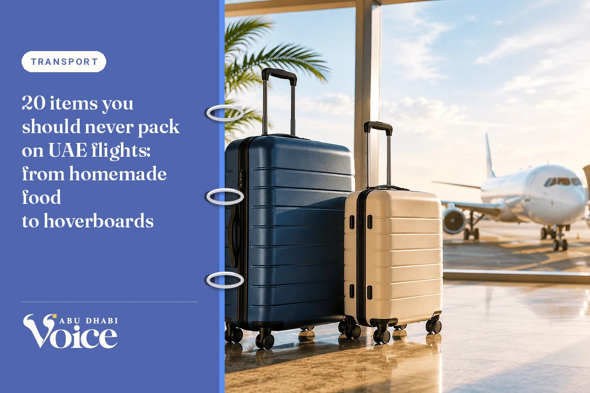 20 items you should never pack on UAE flights: from homemade food to hoverboards