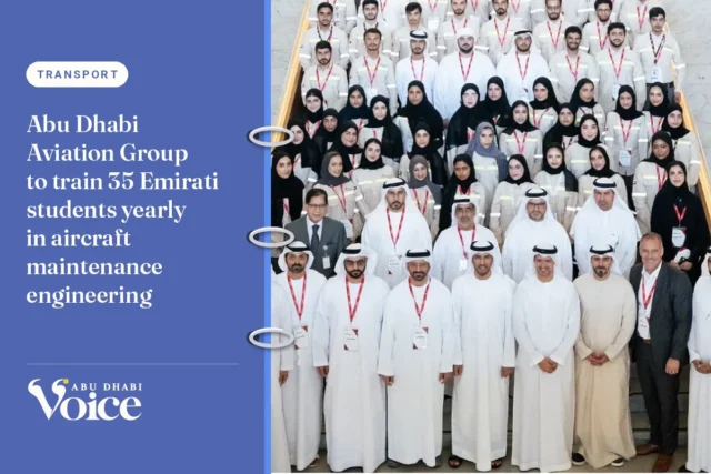 Abu Dhabi Aviation Group to train 35 Emirati students yearly in aircraft maintenance engineering