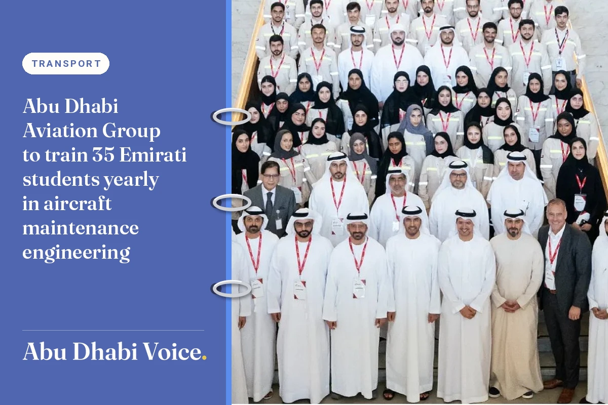 Abu Dhabi Aviation Group to train 35 Emirati students yearly in aircraft maintenance engineering
