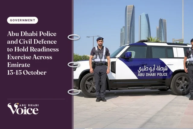 Abu Dhabi Police and Civil Defence to Hold Readiness Exercise Across Emirate 13‑15 October