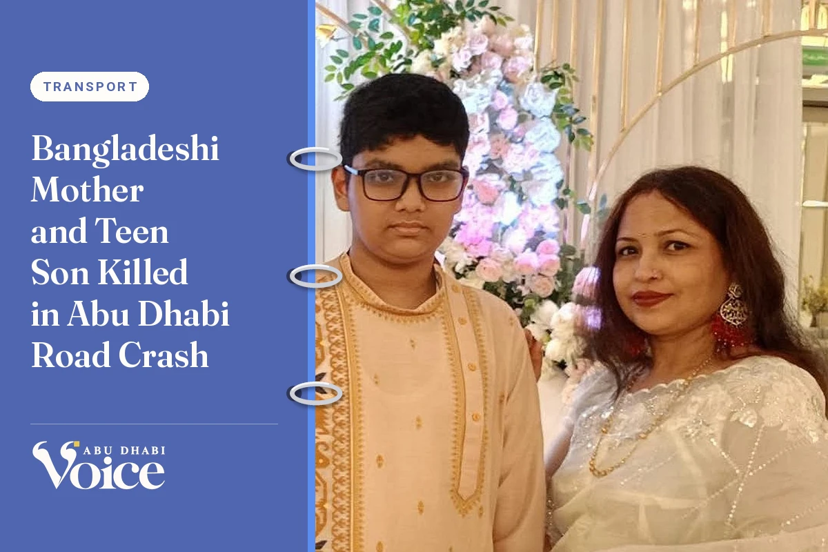 Bangladeshi Mother and Teen Son Killed in Abu Dhabi Road Crash