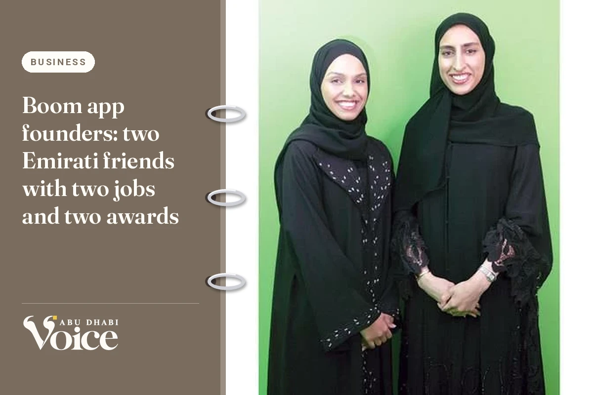 Boom app founders: two Emirati friends with two jobs and two awards