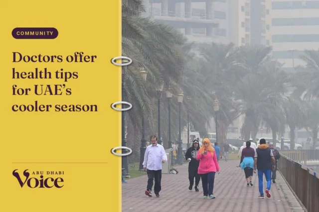 Doctors offer health tips for UAE’s cooler season