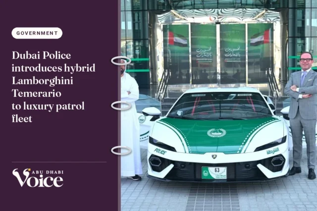 Dubai Police introduces hybrid Lamborghini Temerario to luxury patrol fleet