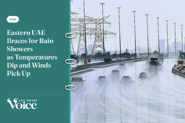 Eastern UAE Braces for Rain Showers as Temperatures Dip and Winds Pick Up