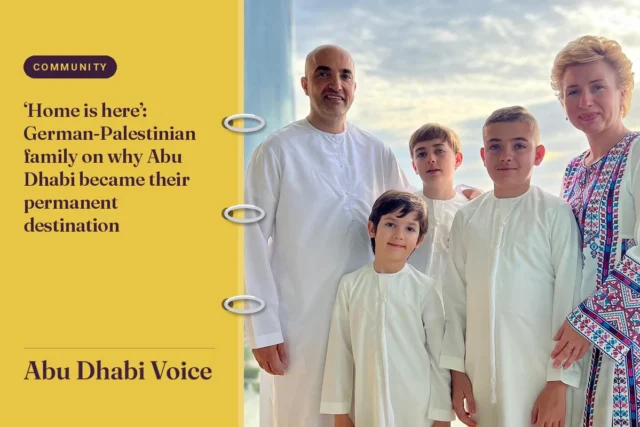 ‘Home is here’: German-Palestinian family on why Abu Dhabi became their permanent destination