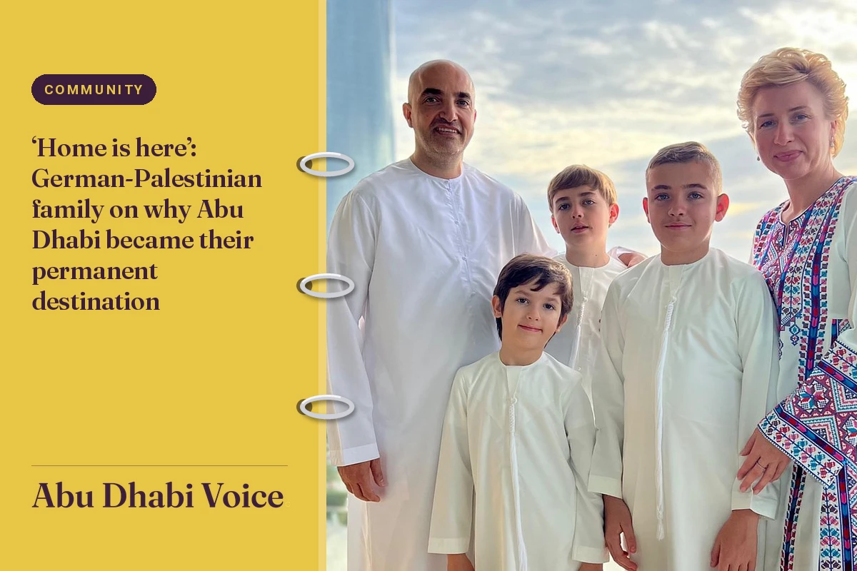 ‘Home is here’: German-Palestinian family on why Abu Dhabi became their permanent destination