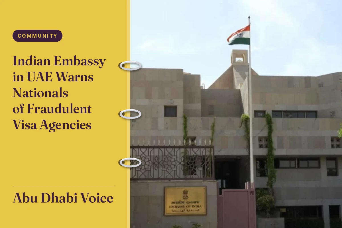 Indian Embassy in UAE Warns Nationals of Fraudulent Visa Agencies
