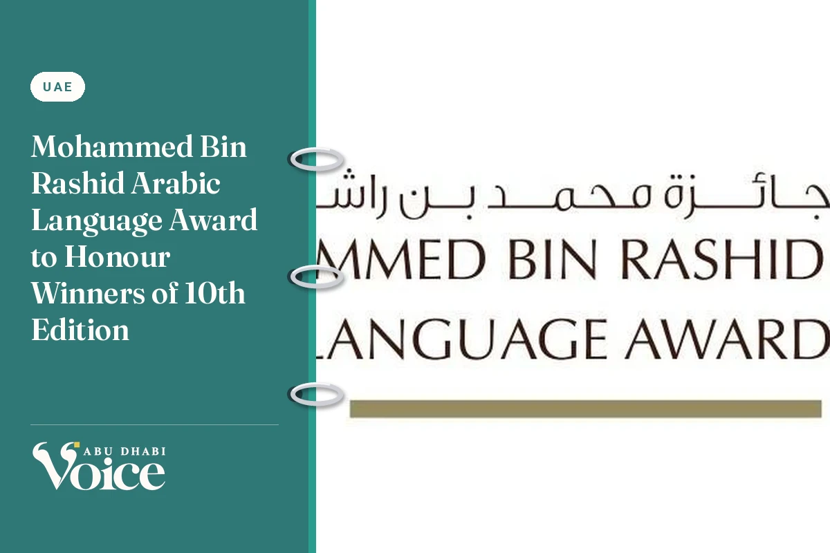 Mohammed Bin Rashid Arabic Language Award to Honour Winners of 10th Edition