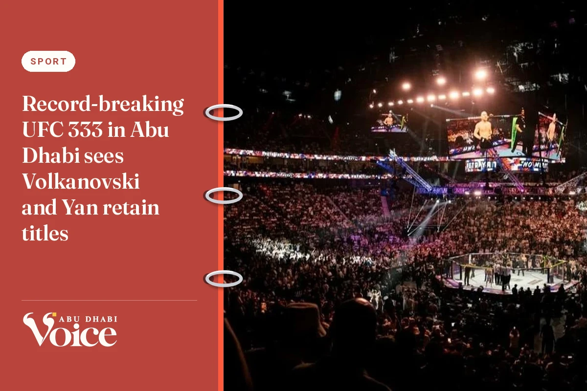 Record-breaking UFC 333 in Abu Dhabi sees Volkanovski and Yan retain titles