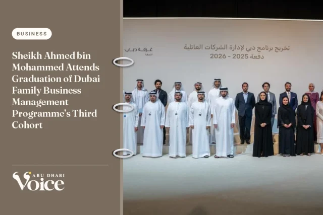 Sheikh Ahmed bin Mohammed Attends Graduation of Dubai Family Business Management Programme’s Third Cohort