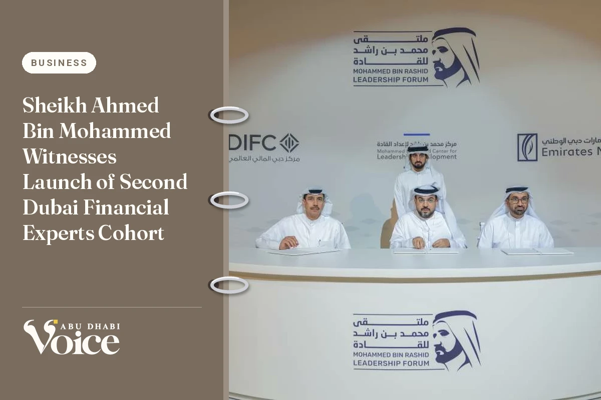 Sheikh Ahmed Bin Mohammed Witnesses Launch of Second Dubai Financial Experts Cohort