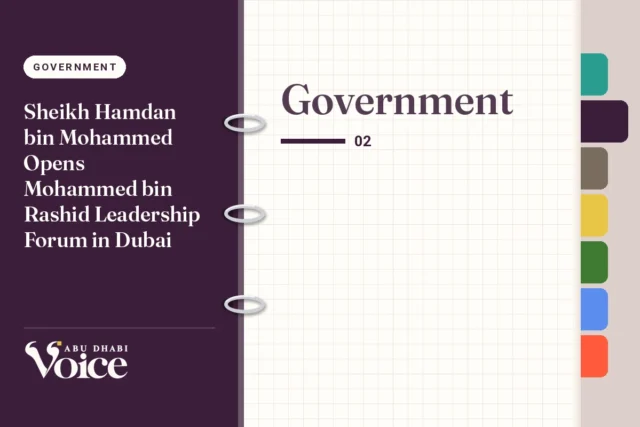 Sheikh Hamdan bin Mohammed Opens Mohammed bin Rashid Leadership Forum in Dubai