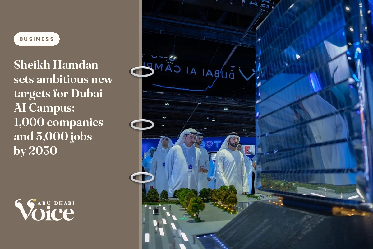 Sheikh Hamdan sets ambitious new targets for Dubai AI Campus: 1,000 companies and 5,000 jobs by 2030