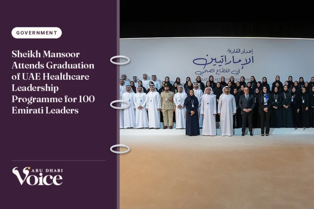 Sheikh Mansoor Attends Graduation of UAE Healthcare Leadership Programme for 100 Emirati Leaders