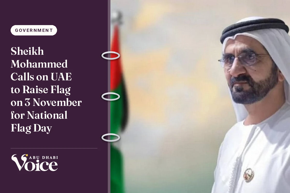 Sheikh Mohammed Calls on UAE to Raise Flag on 3 November for National Flag Day