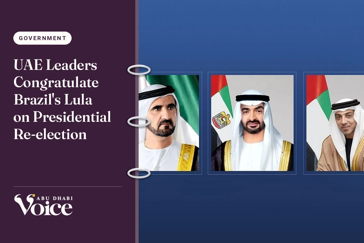 UAE Leaders Congratulate Brazil's Lula on Presidential Re-election