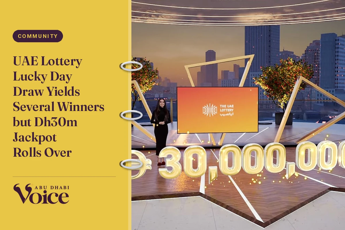 UAE Lottery Lucky Day Draw Yields Several Winners but Dh30m Jackpot Rolls Over