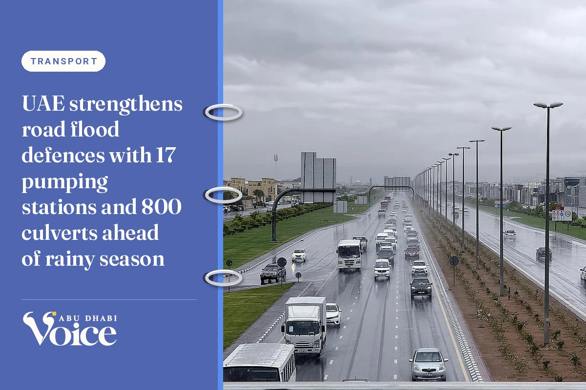 UAE strengthens road flood defences with 17 pumping stations and 800 culverts ahead of rainy season